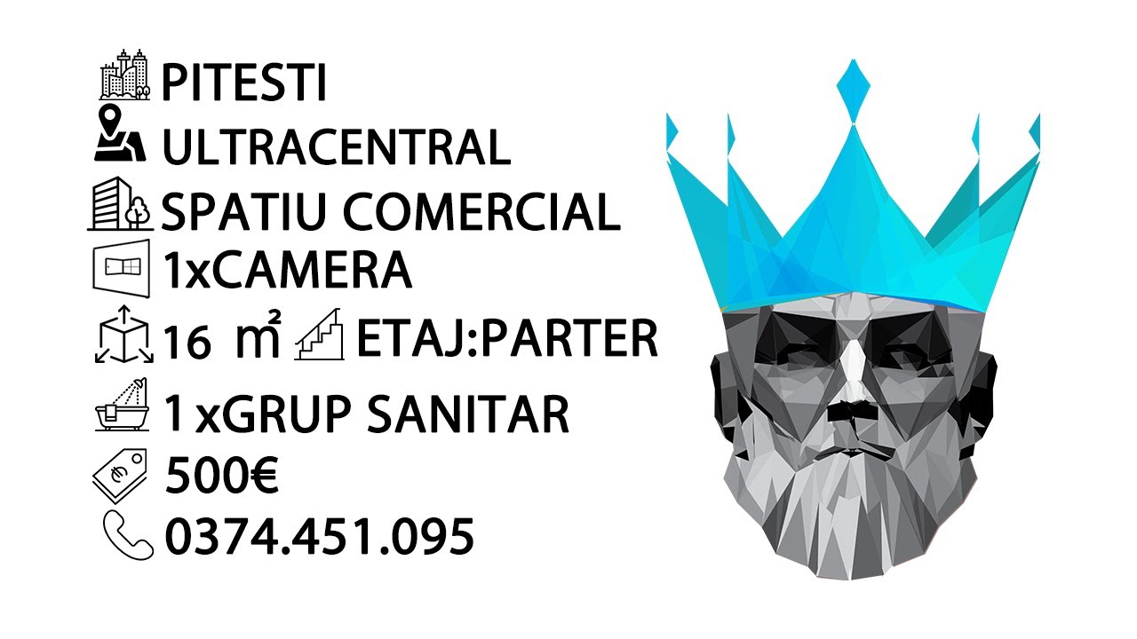 Tur video Spatiu comercial 16mp/ Mutifuntional cu toate utilitatile incluse