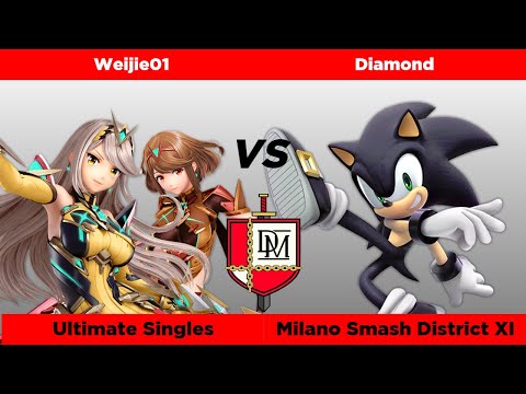 Milano Smash District XI - Weijie01 (Pyra/Mythra) vs Diamond (Sonic) - Winners Quarter Finals