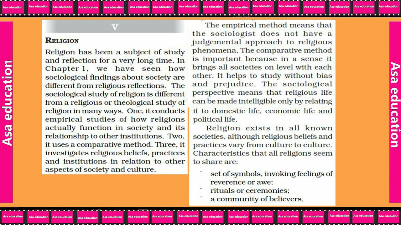 Ch 3.5 Understanding Social Institution (Sociology, Grade 11, CBSE) Easy explanation in Hindi