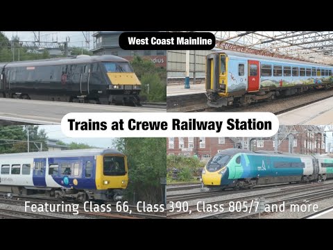 Trains at Crewe Railway Station | West Coast Mainline | August 2025 #trainspotting #crewe #wcml