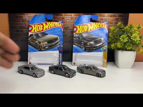 Mercedes-Benz 500E vs 560 SEC AMG by Hot Wheels