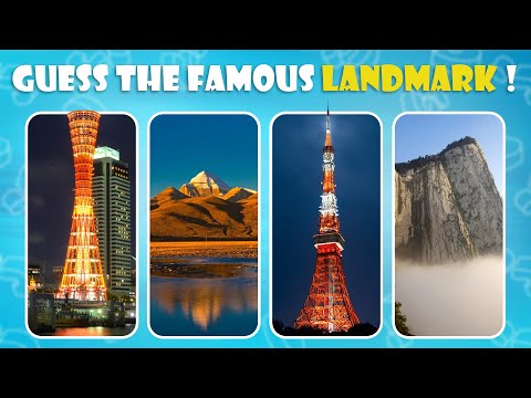 Guess the Famous LANDMARKS Quiz | 20 Most Known MONUMENTS! | Geography & Country Trivia Quiz Puzzles