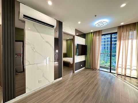 VIDEO THỰC TẾ CĂN HỘ VỚI TÔNG MÀU OLIVE KẾT HỢP NÂU TRẦM - THE TROPICAL- Vinhomes Grand Park