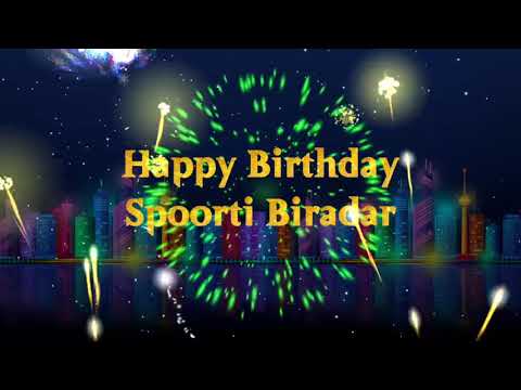 Wish to happy Birthday Spoorti