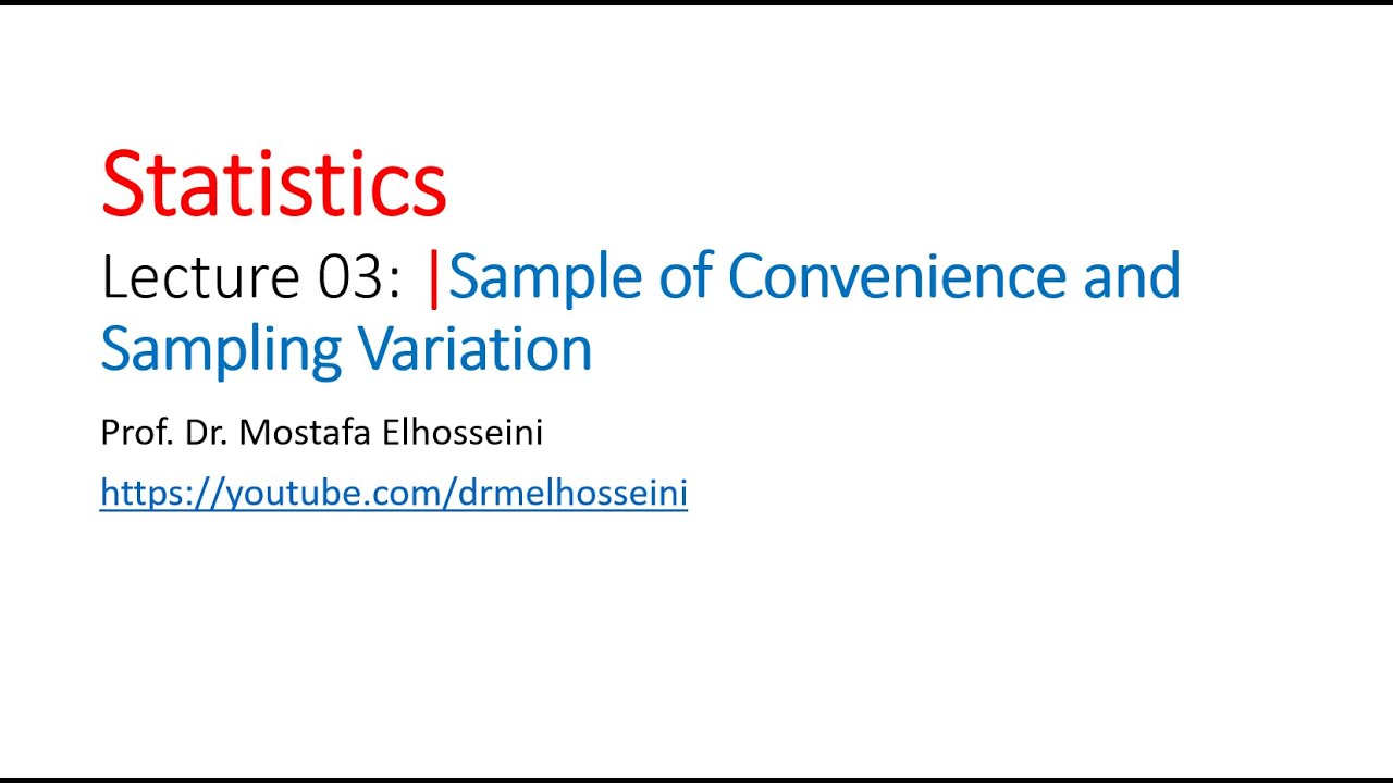 📊 Convenient Sampling and Random Variance 📈