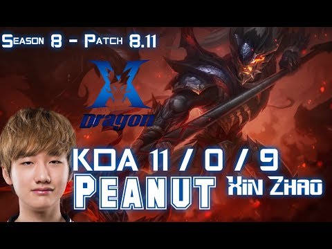 KZ Peanut XIN ZHAO vs FIDDLESTICKS Jungle - Patch 8.11 KR Ranked