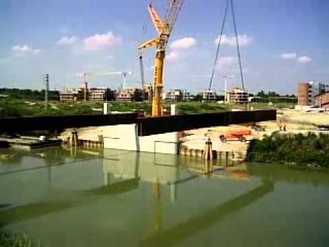 Posa del ponte di Arginone Ferrara, 10 agosto 2010