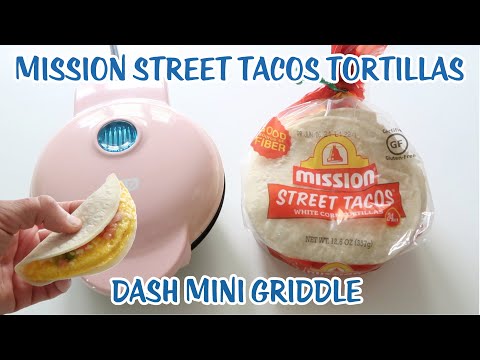 Mission Street Tacos 🌮 DASH MINI GRIDDLE 🌮 Easy...