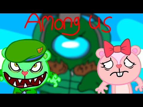 Flipqy And Giggles Play Among Us Pt 6 #happytreefriends #flippy #htf