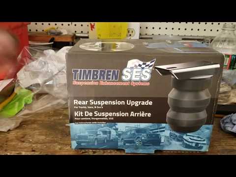 Epic failure.... Installing Timbren Suspension Enhancement System