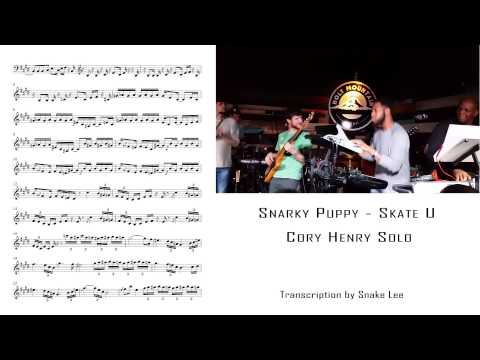 Snarky Puppy - Skate U (Cory Henry Solo) Transcription by Snake Lee