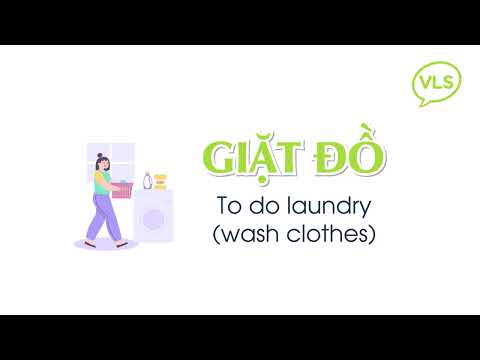 Daily Vietnamese Pronunciation: #111 How to Say "To do laundry" in Vietnamese? | Southern Dialect
