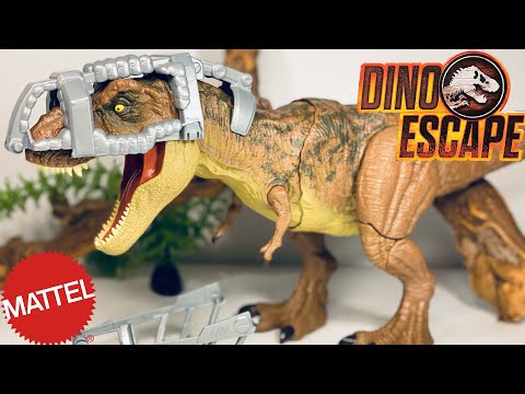 Mattel Dino Escape Stomp N’ Escape Tyrannosaurus rex Review!! Jurassic World Camp Cretaceous