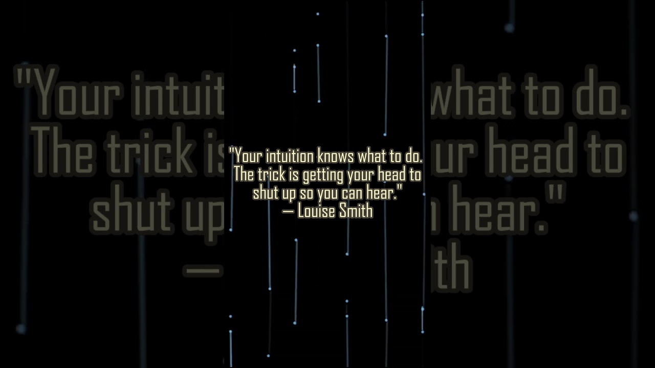 Instinct is a wonderful thing to have. Inspirational Quotes