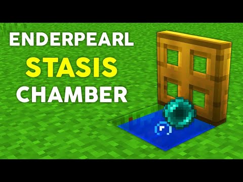 How to Make an Enderpearl Stasis Chamber in Minecraft
