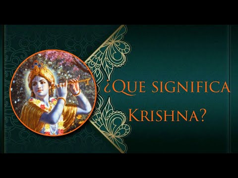 El significado de Krishna