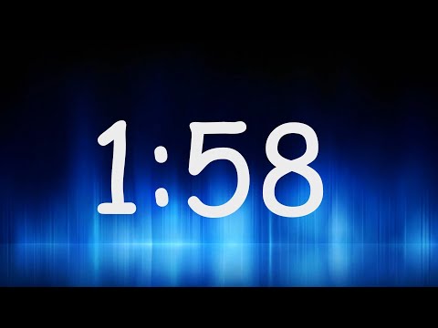 1:58 Minutes Timer / Countdown from 1min 58sec