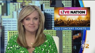 Live Nation Promotion Offers $20 Concert Tickets