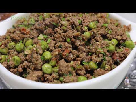 How To Cook Ground Bison | Bison Matar Keema | Bison...