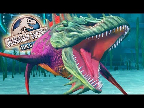 XINATHODON NEW AQUATIC HYBRID MAX LEVEL 40!!! (JURASSIC WORLD)