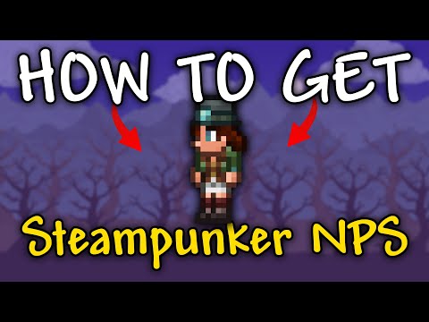 How to Get Steampunker NPC in Terraria | Steampunker Terraria