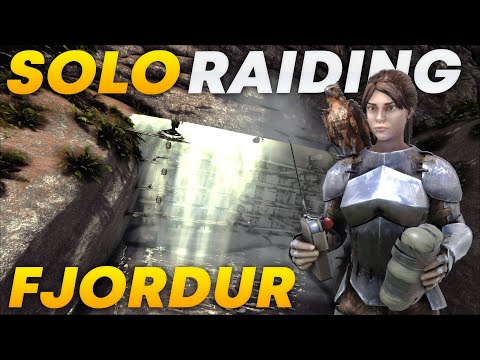 SOLO Raiding A Hidden Rathole On Fjordur - ARK