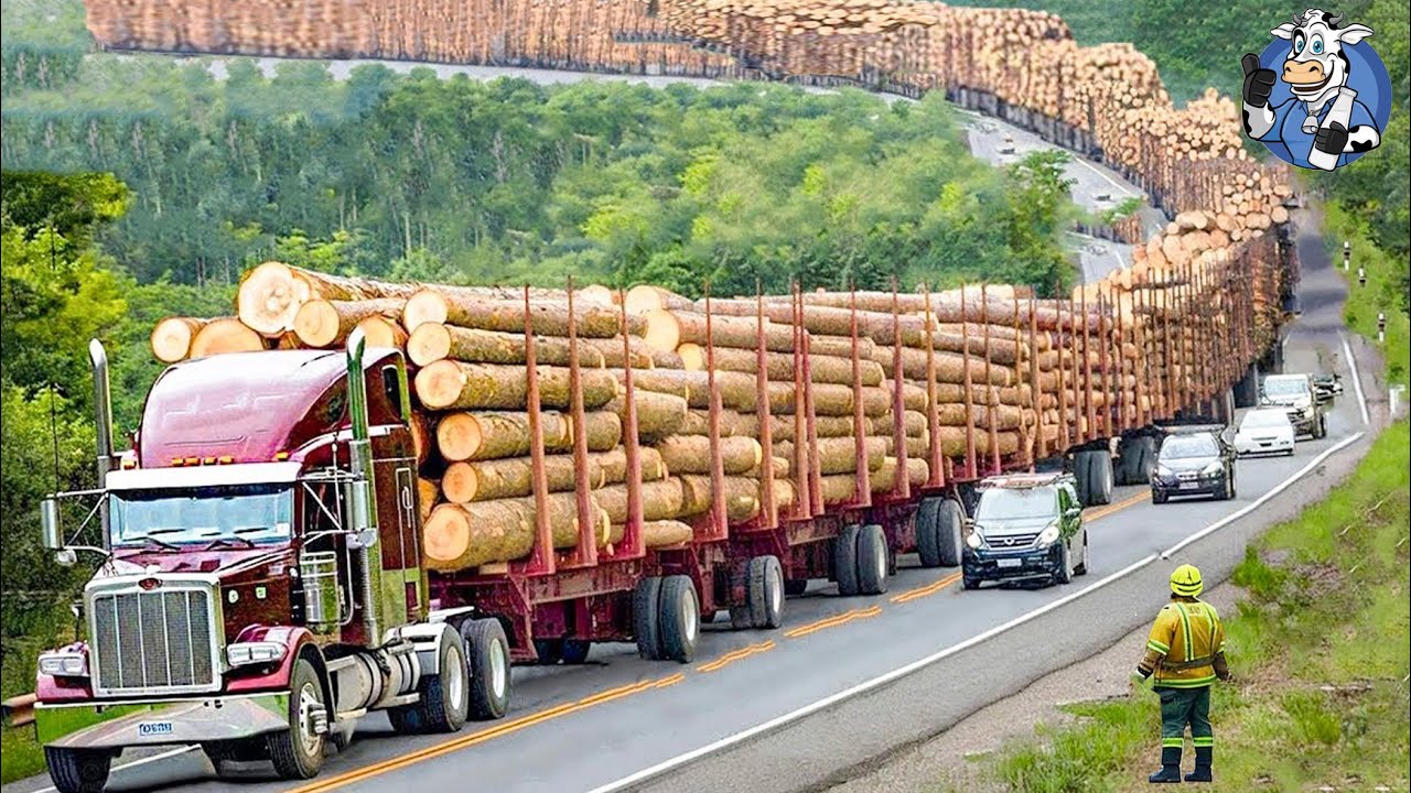 99 Jaw-Dropping Most Dangerous Transport Skills | Agriculture Technology