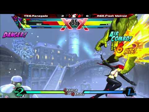 Renagade vs Flash Metroid - Canada Cup Gaming 2012 UMVC3