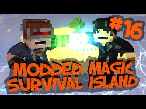 Survival Island Modded Magic - Minecraft: Animal Pens! Part 16