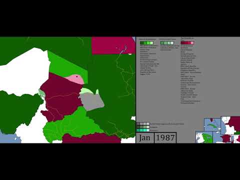 Chadian Civil War - Every Month (1963-2005)