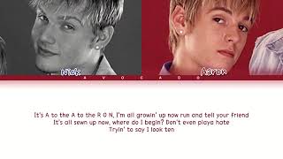 Aaron Carter, Nick Carter - Not Too Young, Not Too Old (Color Coded Lyrics) (Tricado REUPLOAD)