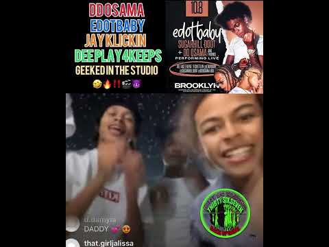 Edot Baby & DD Osama GEEKED In The Studio 🤣 W/ Dee Play4Keeps & Jay Klickin 🔥 LIT ACTIVITIES 🔊‼️