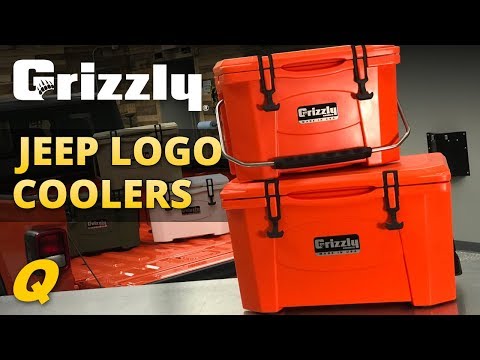 Grizzly Jeep Logo Coolers