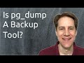Is Pg Dump A Backup Tool Scaling Postgres 331