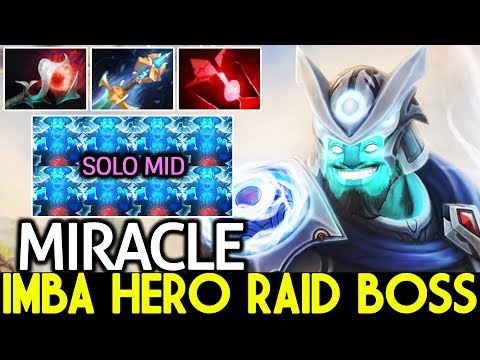 Miracle- [Storm Spirit] Imba Hero Raid Boss Mid Destroy Pub Game 7.21 Dota 2