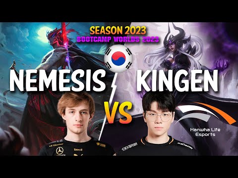 Nemesis YONE vs HLE Kingen SYNDRA Mid - Patch 13.21 KR Ranked