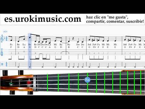 Tutorial de Violín Axel F - Crazy Frog Clases Notas um-i927