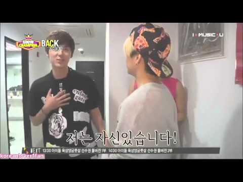 130928 AMBER CUTE W/ BAEKHO&MINHYUN BACKSTAGE!