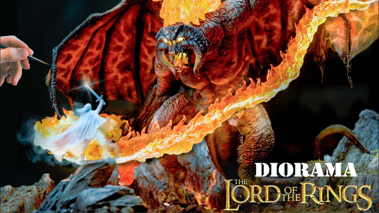 I made Feanor’s Spirit saving Gondolin from the Balrog