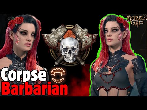 PoE Path of the CORPSE EATER BARBARIAN Build in Baldur's Gate 3