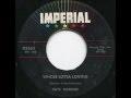 Fats Domino - Whole Lotta Loving - September 23, 1958