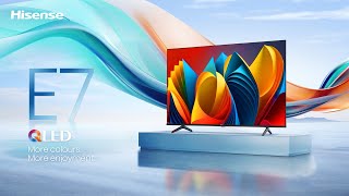 Hisense QLED TV 43E7KQ Smart TV, Quantum Dot Colour anuncio