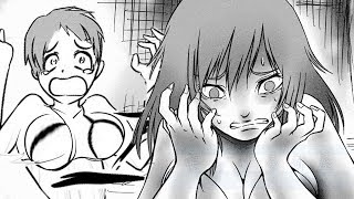全裸の男女が密室の部屋から脱出する。