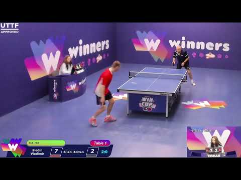 WINners CUP table 1 10.01 Siedin Vladimir - Siladi Zoltan  12:00