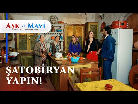 İlyas Hasibe'lerden dünya mutfağı yemekleri istiyor! - Aşk ve Mavi 20. Bölüm