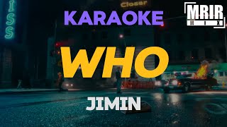 Download lagu 지민 (Jimin) - Who KARAOKE Instrumental With Lyrics mp3 Download lagu 지민 (Jimin) - Who KARAOKE Instrumental With Lyrics mp3