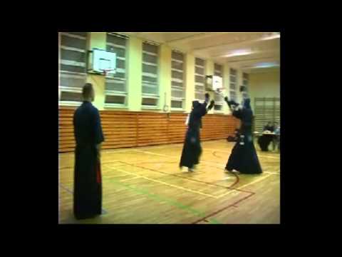 Warsaw Kendo League - April 2013 - Final - Wierzbowski (aka) vs. Bosak (shiro)