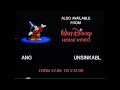 Walt Disney Home Video UK VHS Promo 1989 CLOSING
