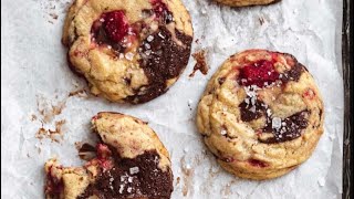 海外でバズっているラズベリーチョコレートクッキー