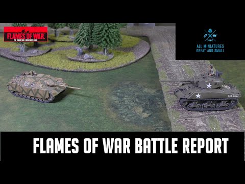 Flames of War Battle Report! American Bulge vs. Bagration Germans